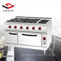 Commercial Kitchen Equipment  Multifunctional Grill Griddle Oven Gas Stove For Hotel
